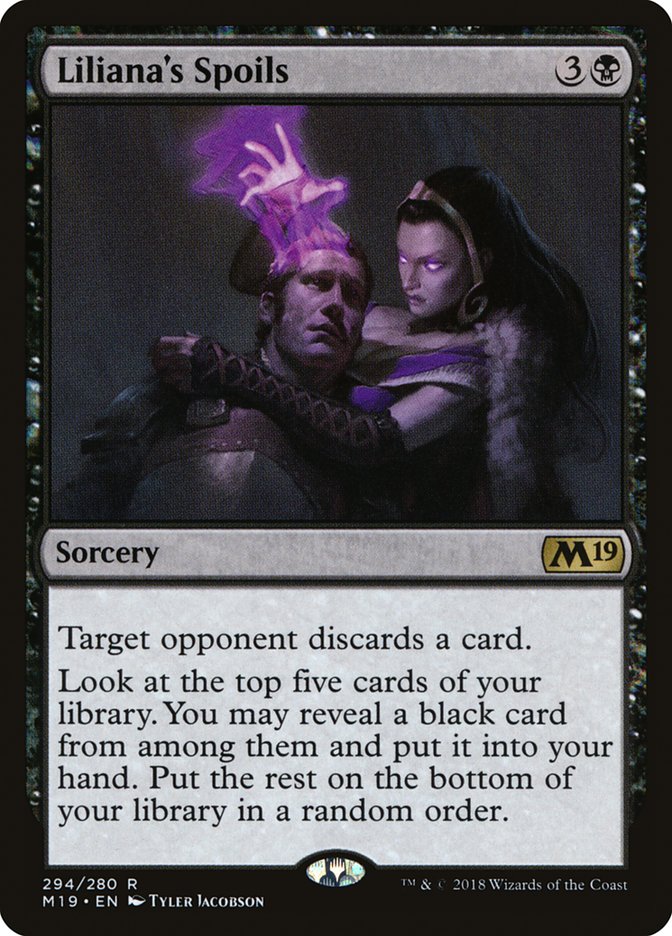 Liliana's Spoils [Core Set 2019] | Devastation Store