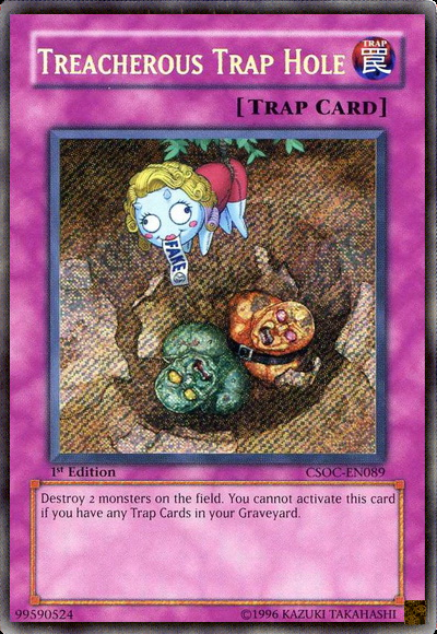 Treacherous Trap Hole [CSOC-EN089] Secret Rare | Devastation Store