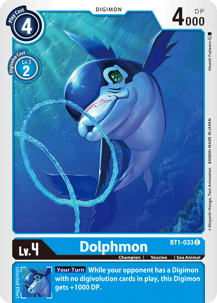 Dolphmon [BT1-033] [Release Special Booster Ver.1.0] | Devastation Store