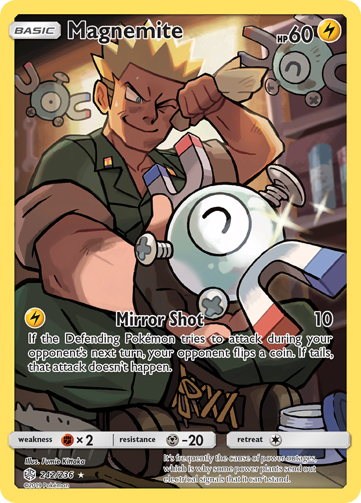 Magnemite (242/236) [Sun & Moon: Cosmic Eclipse] | Devastation Store