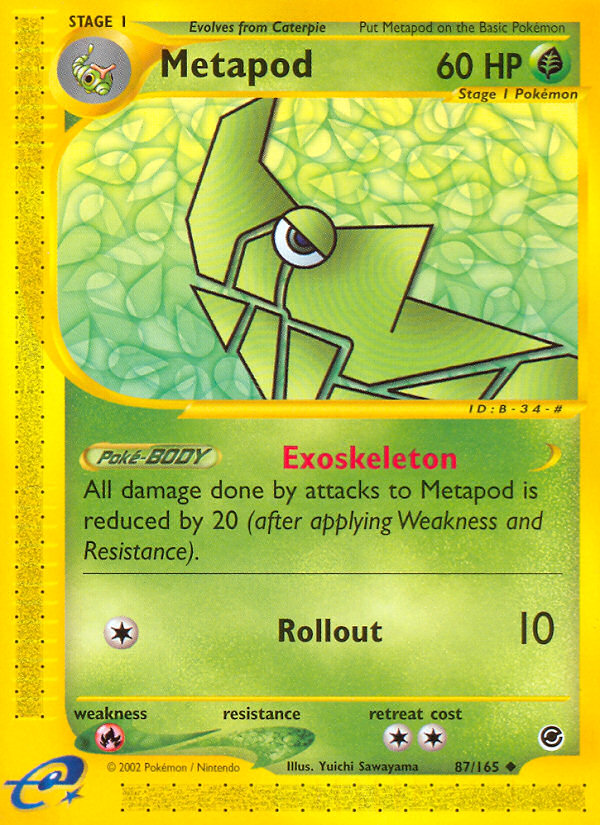 Metapod (87/165) [Expedition: Base Set] | Devastation Store