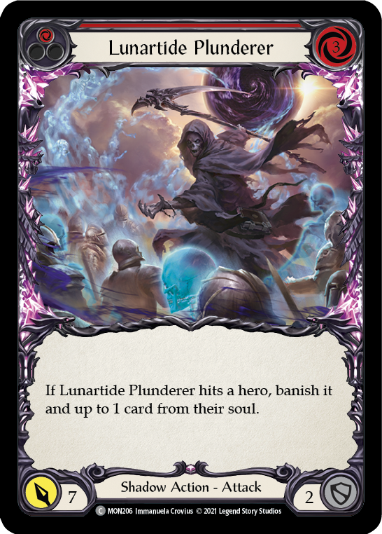 Lunartide Plunderer (Red) [MON206] 1st Edition Normal - Devastation Store | Devastation Store