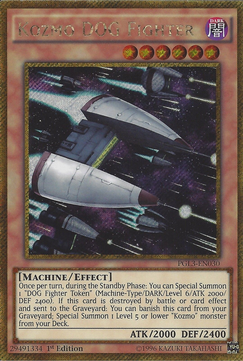 Kozmo Dog Fighter [PGL3-EN030] Gold Secret Rare | Devastation Store