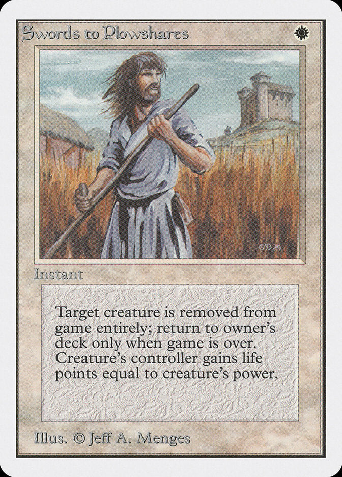 Swords to Plowshares [Unlimited Edition] - Devastation Store | Devastation Store