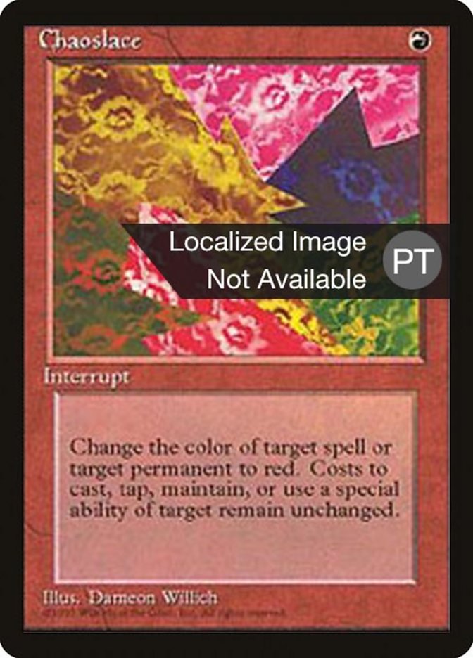 Chaoslace [Fourth Edition (Foreign Black Border)] | Devastation Store