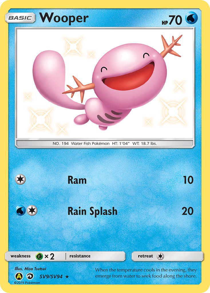 Wooper (SV9/SV94) [Sun & Moon: Hidden Fates - Shiny Vault] | Devastation Store
