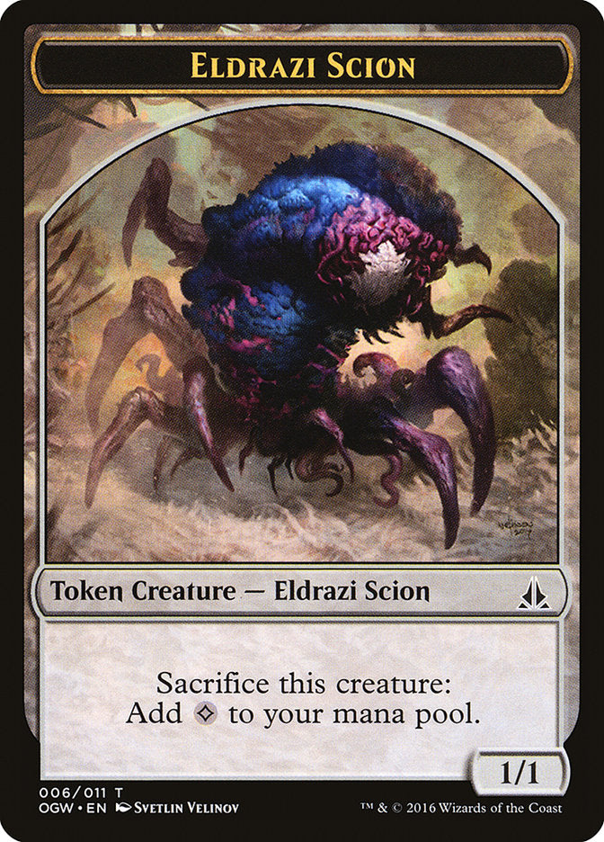 Eldrazi Scion (006/011) [Oath of the Gatewatch Tokens] - Devastation Store | Devastation Store