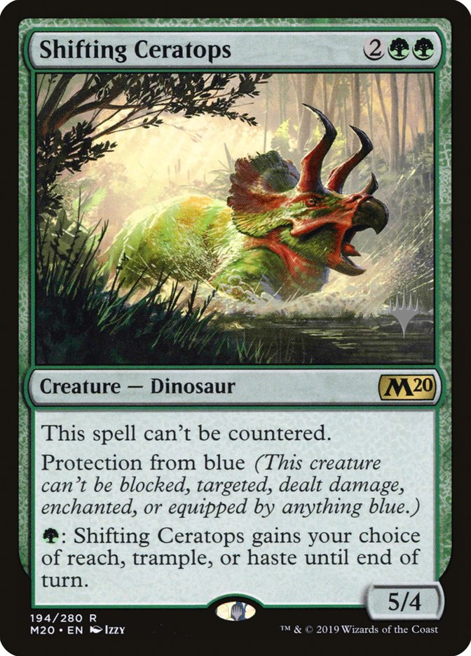 Shifting Ceratops (Promo Pack) [Core Set 2020 Promos] | Devastation Store