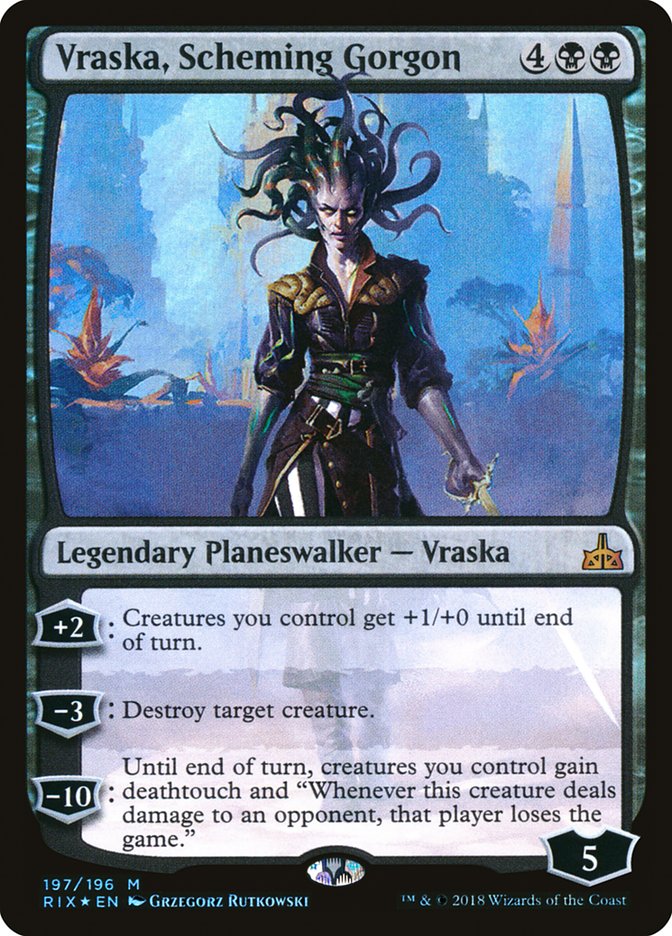 Vraska, Scheming Gorgon [Rivals of Ixalan] | Devastation Store