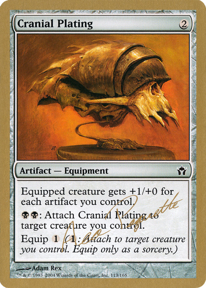 Cranial Plating (Aeo Paquette) [World Championship Decks 2004] | Devastation Store