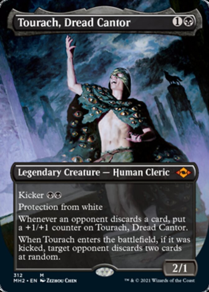 Tourach, Dread Cantor (Borderless Alternate Art) [Modern Horizons 2] | Devastation Store