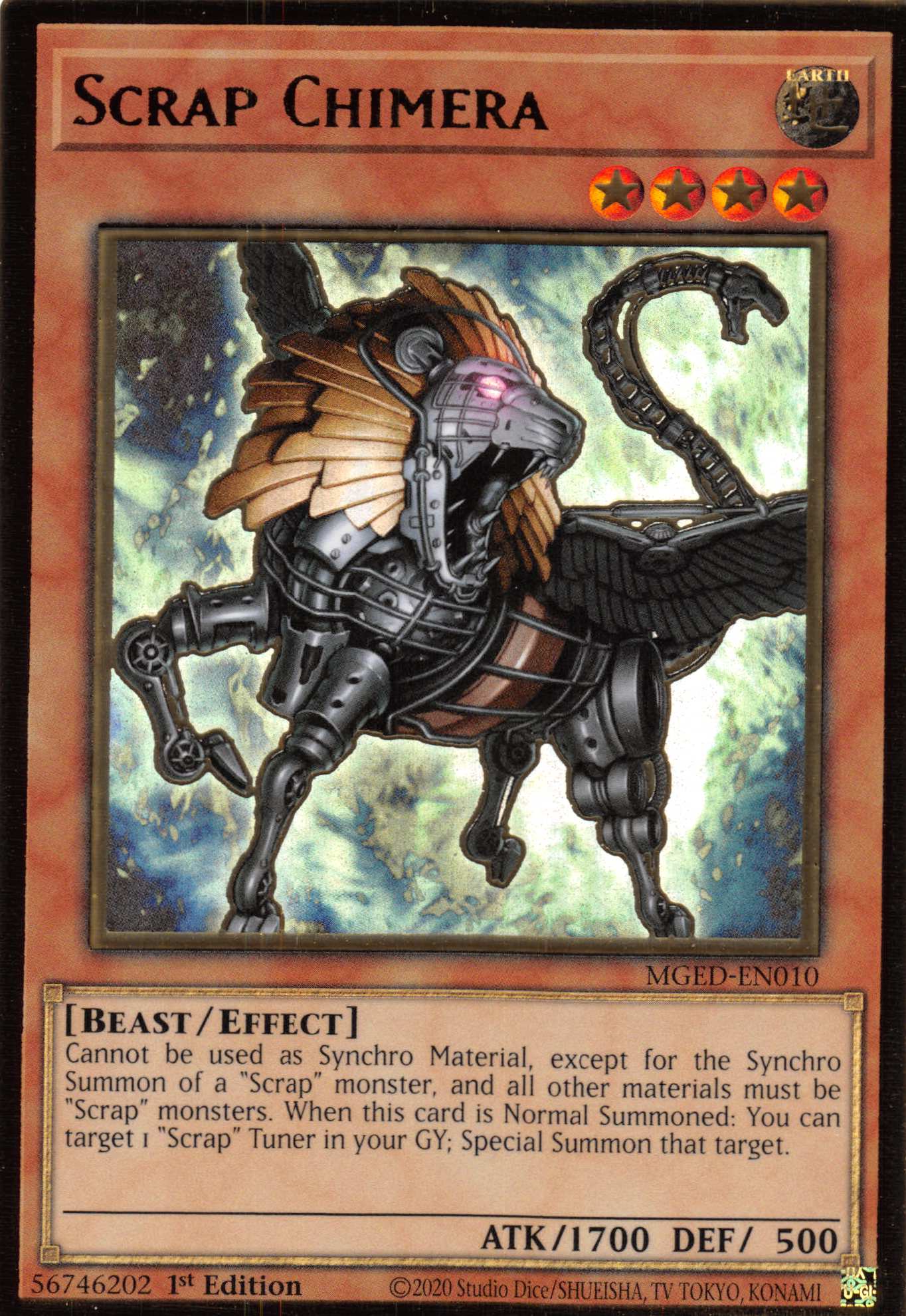 Scrap Chimera [MGED-EN010] Gold Rare | Devastation Store