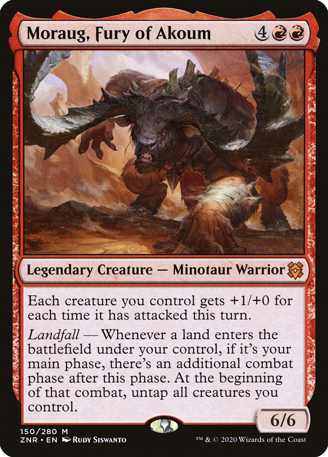 Moraug, Fury of Akoum [Zendikar Rising] | Devastation Store