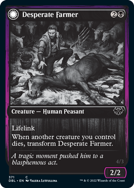 Desperate Farmer // Depraved Harvester [Innistrad: Double Feature] | Devastation Store