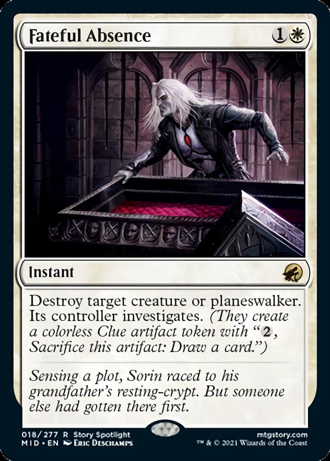 Fateful Absence [Innistrad: Midnight Hunt] | Devastation Store