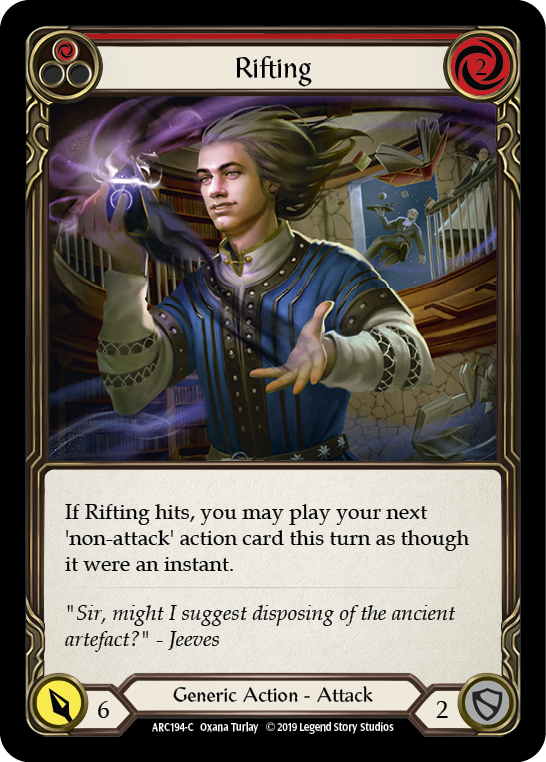 Rifting (Red) [ARC194-C] 1st Edition Rainbow Foil - Devastation Store | Devastation Store