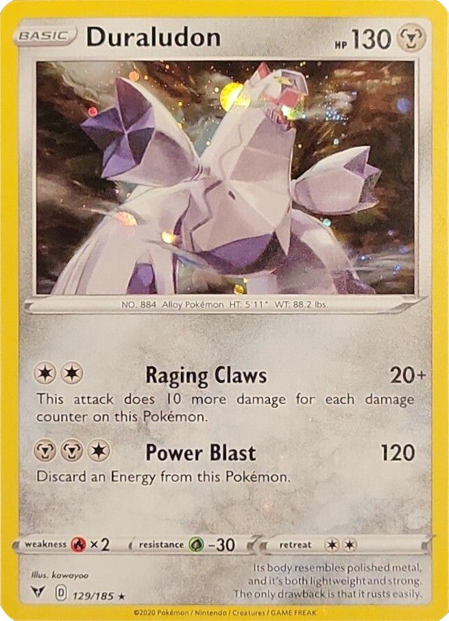Duraludon (129/185) (Cosmos Holo) [Sword & Shield: Vivid Voltage] | Devastation Store