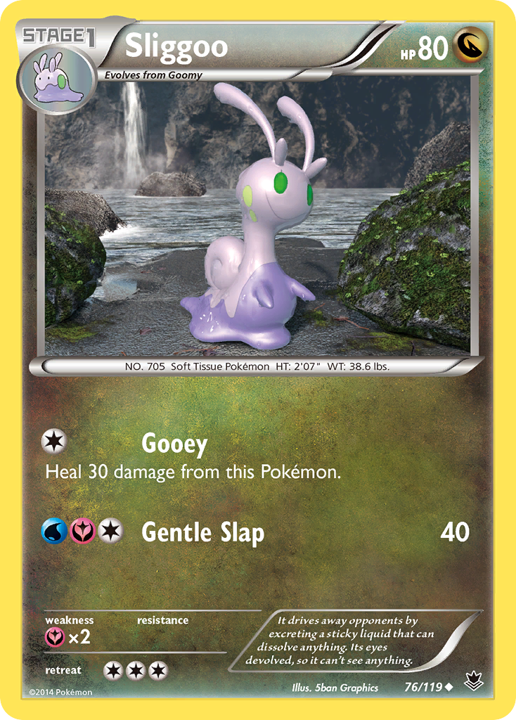 Sliggoo (76/119) [XY: Phantom Forces] | Devastation Store