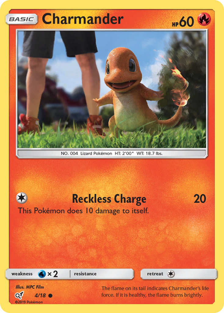 Charmander (4/18) [Sun & Moon: Detective Pikachu] | Devastation Store