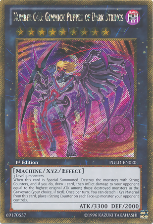 Number C40: Gimmick Puppet of Dark Strings [PGLD-EN020] Gold Secret Rare | Devastation Store