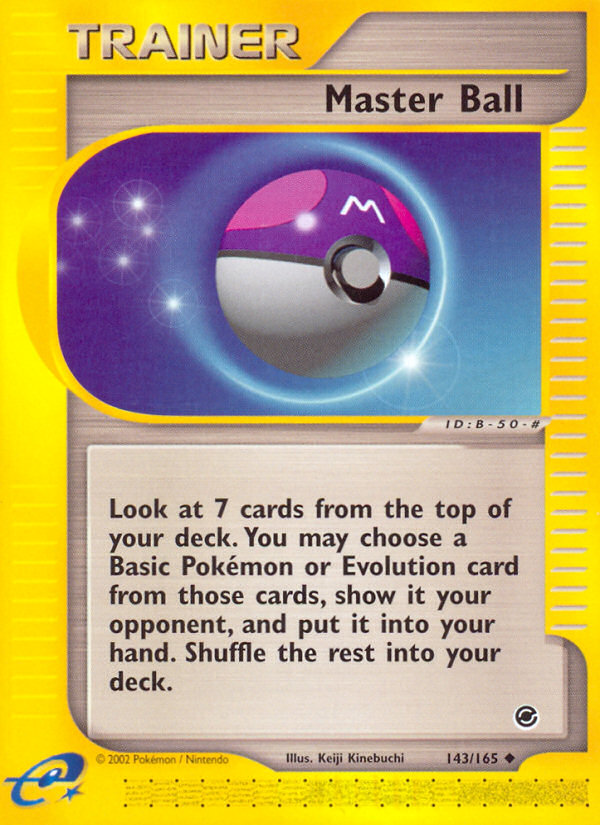 Master Ball (143/165) [Expedition: Base Set] | Devastation Store