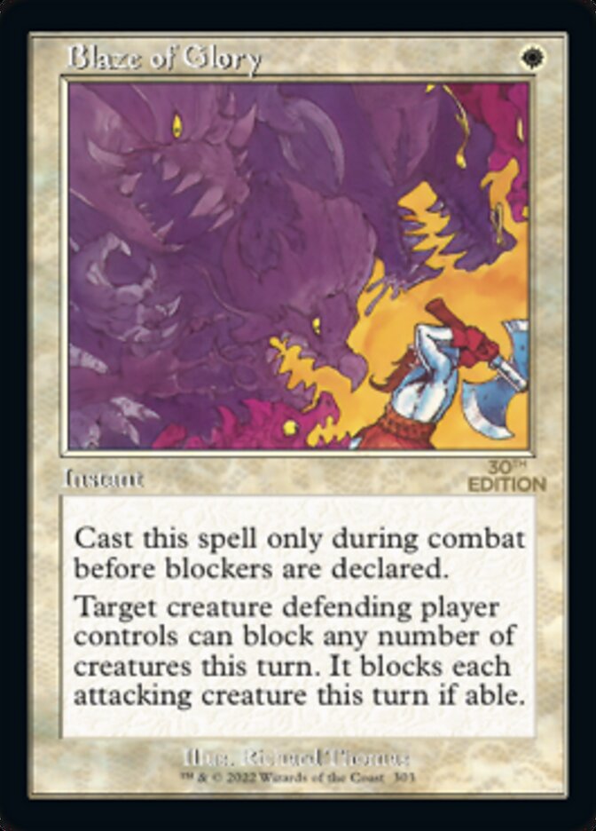 Blaze of Glory (Retro) [30th Anniversary Edition] | Devastation Store