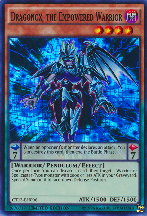 Dragonox, the Empowered Warrior [CT13-EN006] Super Rare | Devastation Store