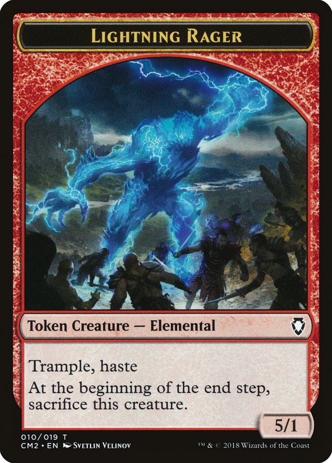 Lightning Rager [Commander Anthology Volume II Tokens] | Devastation Store