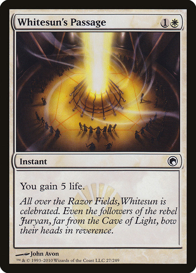 Whitesun's Passage [Scars of Mirrodin] | Devastation Store