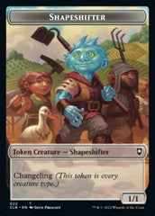 Shapeshifter (022) // Clue Double-sided Token [Commander Legends: Battle for Baldur's Gate Tokens] | Devastation Store