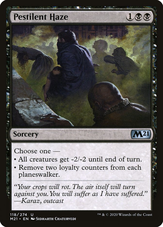 Pestilent Haze [Core Set 2021] | Devastation Store