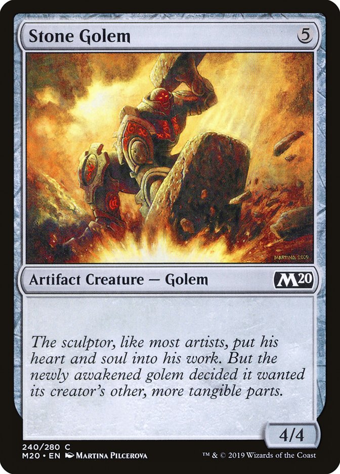 Stone Golem [Core Set 2020] | Devastation Store