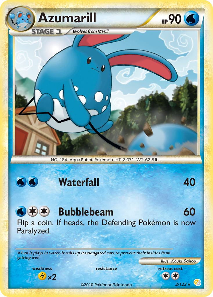 Azumarill (2/123) [HeartGold & SoulSilver: Base Set] | Devastation Store