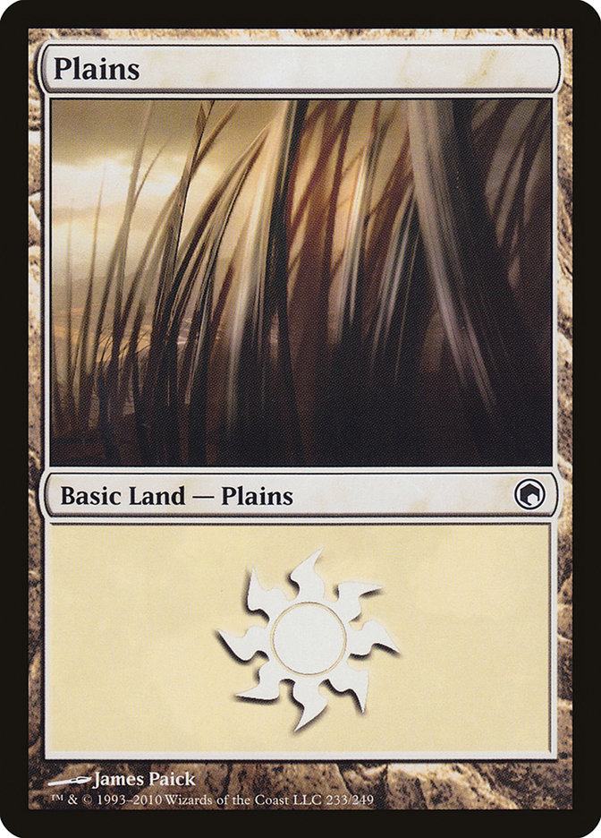 Plains (233) [Scars of Mirrodin] | Devastation Store