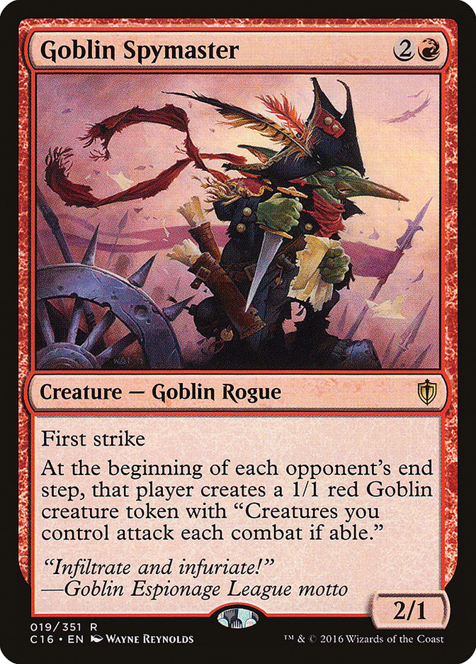 Goblin Spymaster [Commander 2016] | Devastation Store