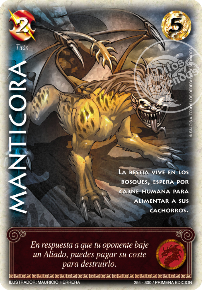 Manticora, Leyendas - Devastation Store | Devastation Store