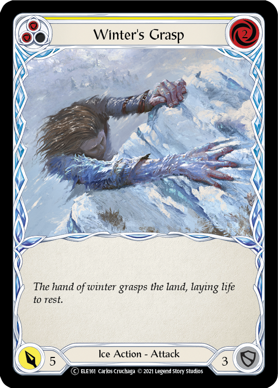 Winter's Grasp (Yellow) [U-ELE161] Unlimited Normal | Devastation Store