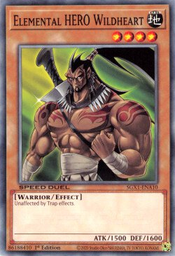 Elemental HERO Wildheart [SGX1-ENA10] Common | Devastation Store