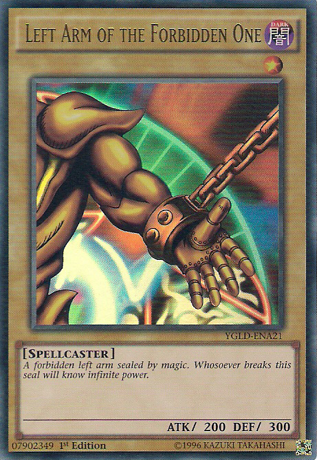 Left Arm of the Forbidden One [YGLD-ENA21] Ultra Rare | Devastation Store