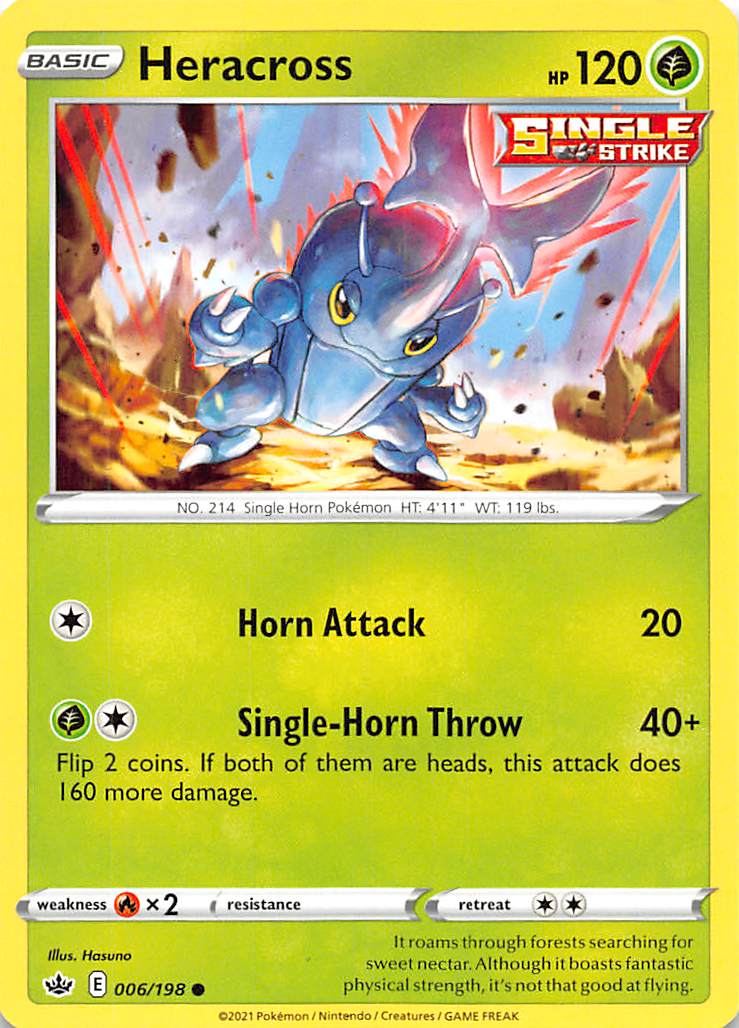 Heracross (006/198) [Sword & Shield: Chilling Reign] | Devastation Store