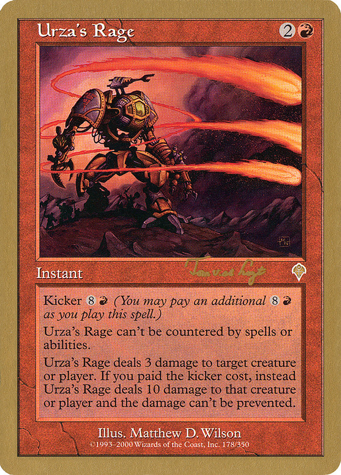 Urza's Rage (Tom van de Logt) [World Championship Decks 2001] | Devastation Store