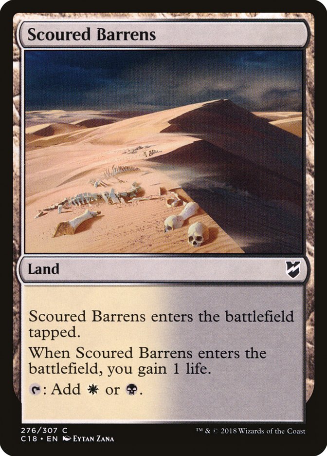 Scoured Barrens [Commander 2018] | Devastation Store