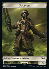 Soldier (004) // Vanguard Suppressor Double-sided Token (Surge Foil) [Universes Beyond: Warhammer 40,000 Tokens] | Devastation Store