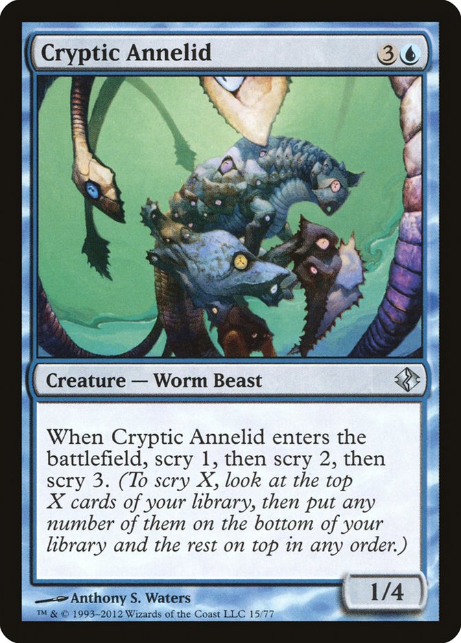 Cryptic Annelid [Duel Decks: Venser vs. Koth] | Devastation Store