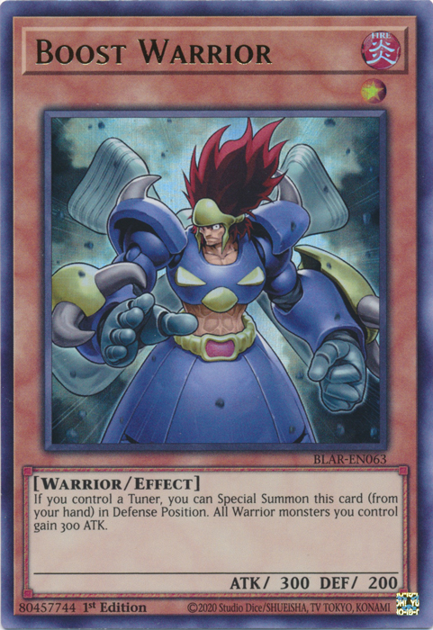 Boost Warrior [BLAR-EN063] Ultra Rare | Devastation Store