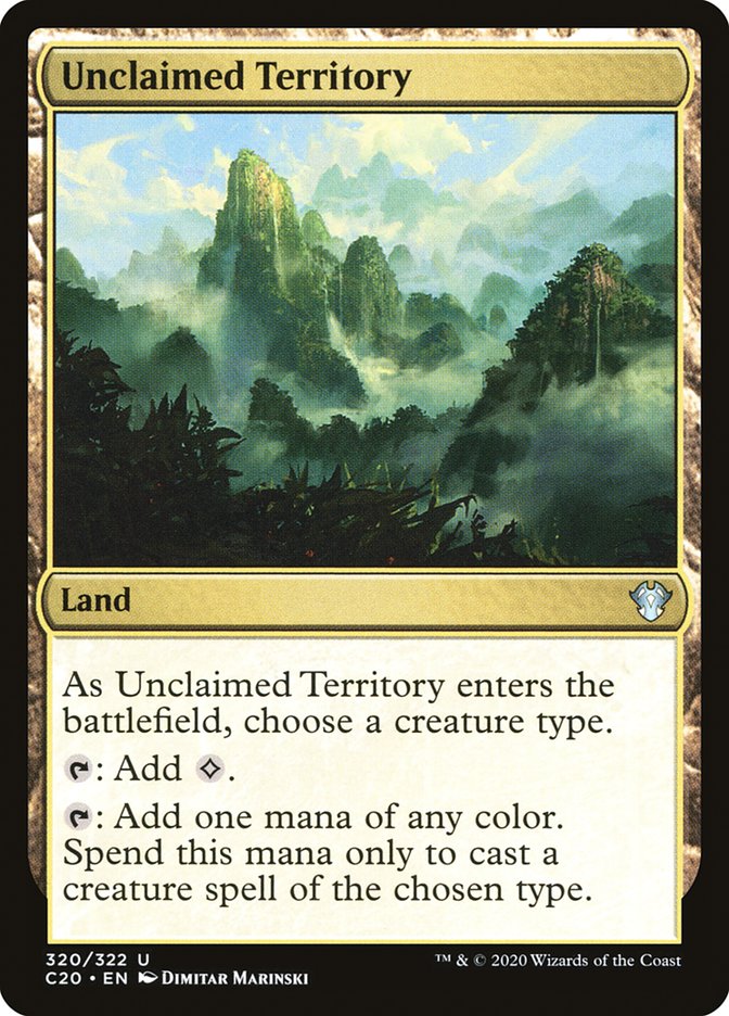Unclaimed Territory [Commander 2020] | Devastation Store