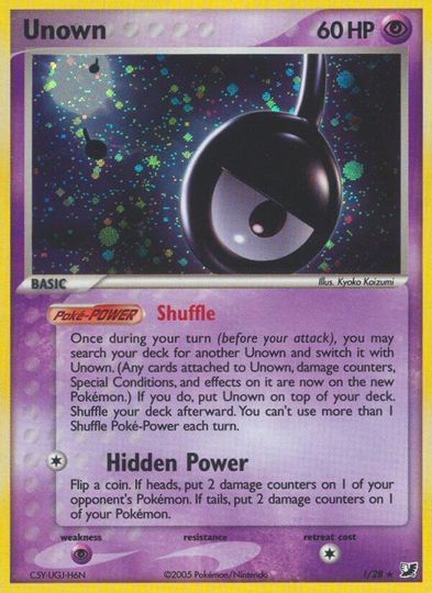 Unown (!) (!/28) [EX: Unseen Forces] | Devastation Store