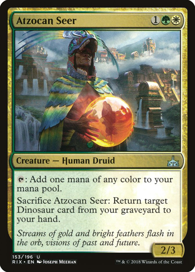 Atzocan Seer [Rivals of Ixalan] | Devastation Store