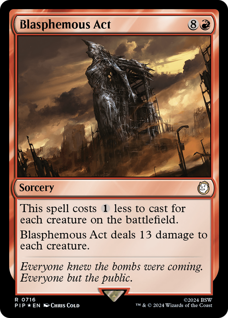 Blasphemous Act (Surge Foil) [Fallout] | Devastation Store