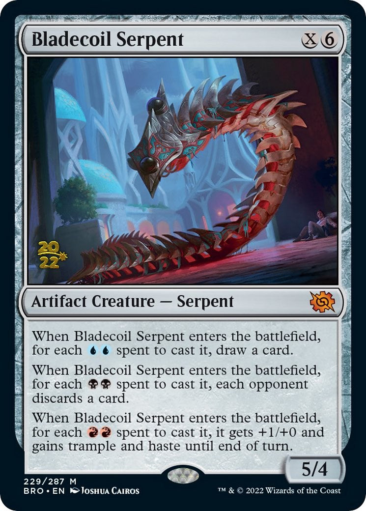 Bladecoil Serpent [The Brothers' War Prerelease Promos] | Devastation Store